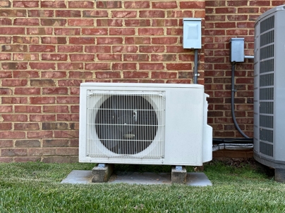 Air conditioning heat pump outdoor unit.